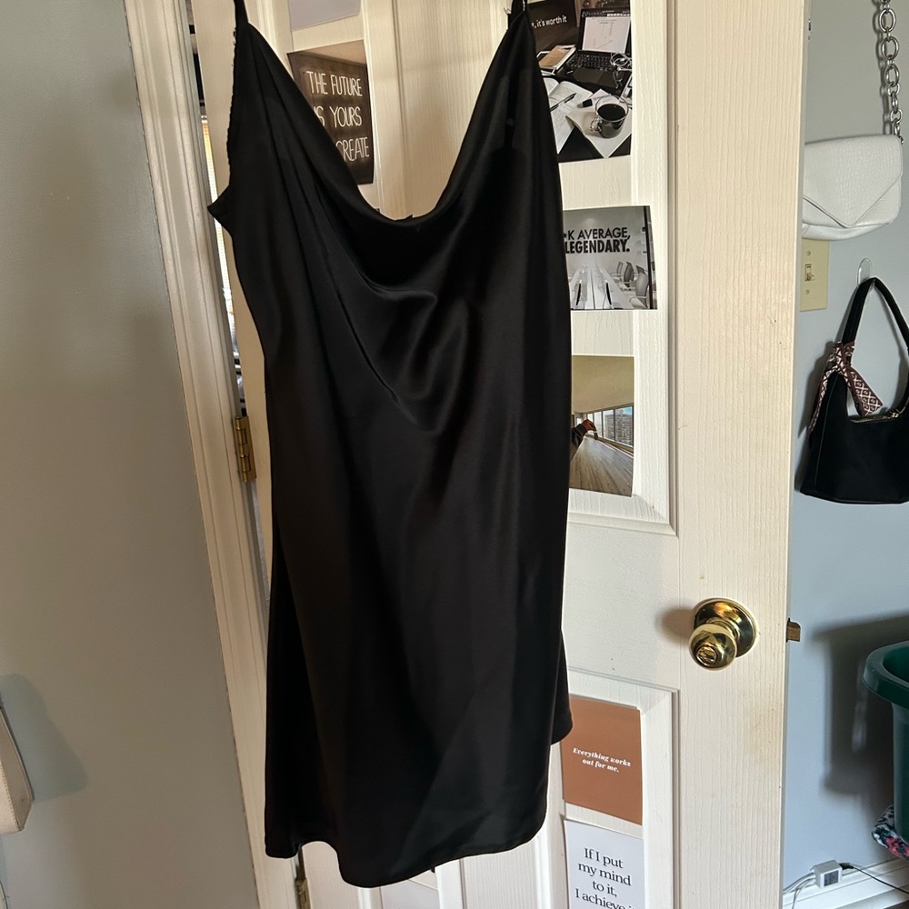Elegant Black Slip Dress